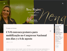 Tablet Screenshot of nenamartins.com.br